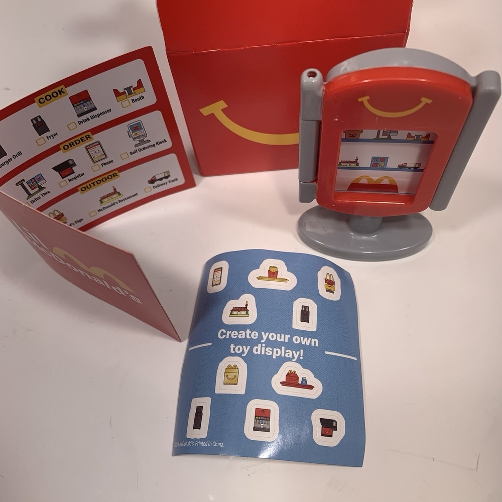 LIL McDonalds Happy Meal 2025 Mini Toy Display Stand‎
